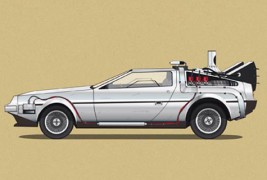 Постери со култни возила од филмски класици