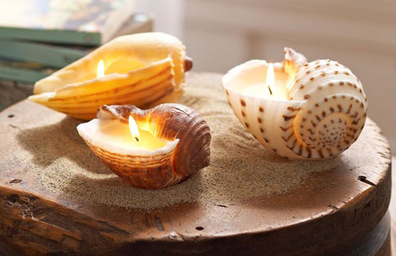 Направете сами: миризлива свеќа во школка
