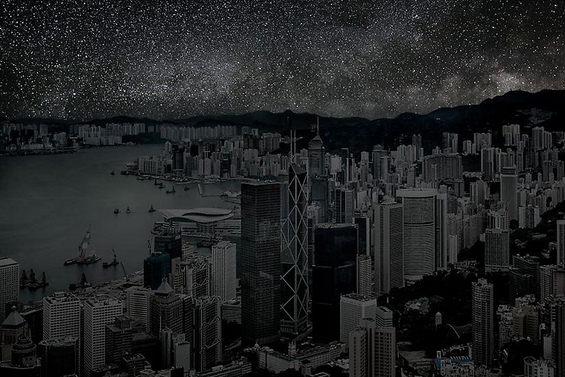 Како ќе изгледа ѕвезденото небо доколку нема  градска светлина?