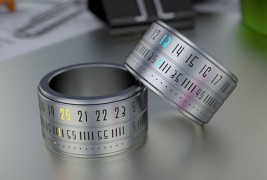 Часовник во вид на стилски прстен