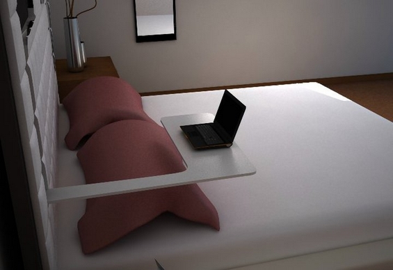 Специјална спална во која можете да си легнете со вашиот лаптоп