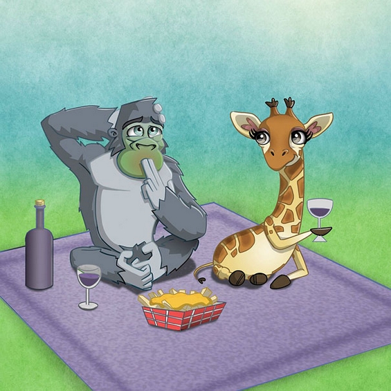 Ја запросил со оригинална романтична детска сликовница