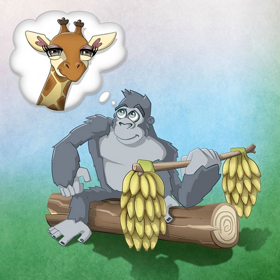 Ја запросил со оригинална романтична детска сликовница