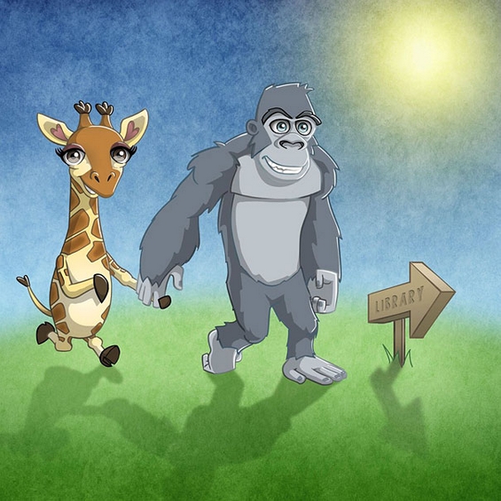 Ја запросил со оригинална романтична детска сликовница