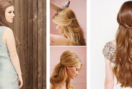 3 кежуал фризури со полуфатена коса