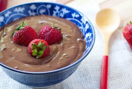 Природен и здрав чоколаден пудинг