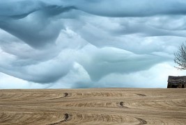 Надреални фотографии од живописни пејзажи со полиња