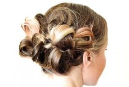 Убава едноставна фризура за посебни прилики