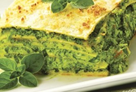 Вегетаријанска лазања со спанаќ