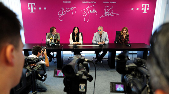 T-Mobile објави партнерство со Калиопи, Владо Јаневски и Венера Лумани