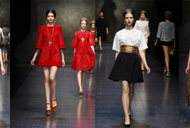 Долче и Габана, колекција есен/зима, 2013-14