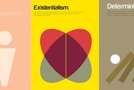 Минималистички приказ на филозофски концепти