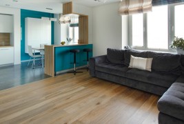 Минималистички топол стан во студената Москва