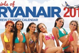 Секси календар од стјуардесите на авиокомпанијата „Ryanair“