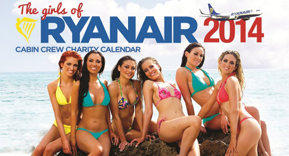Секси календар од стјуардесите на авиокомпанијата „Ryanair“ 