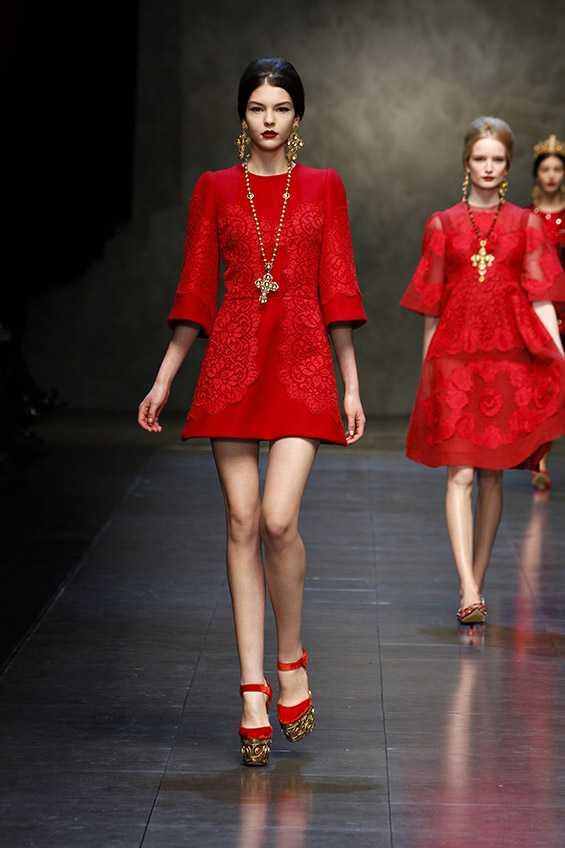 Долче и Габана, колекција есен/зима, 2013-14