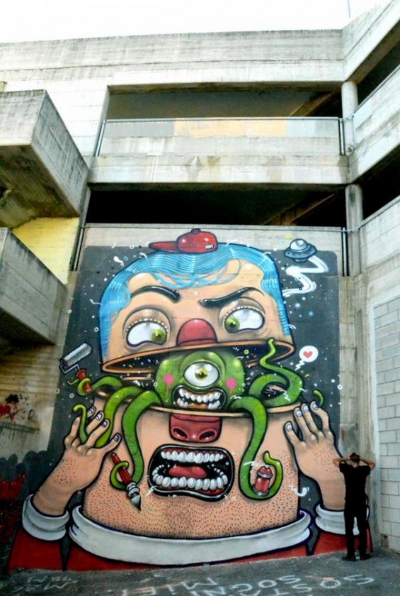 Фантастичните графити на еден италијански артист 
