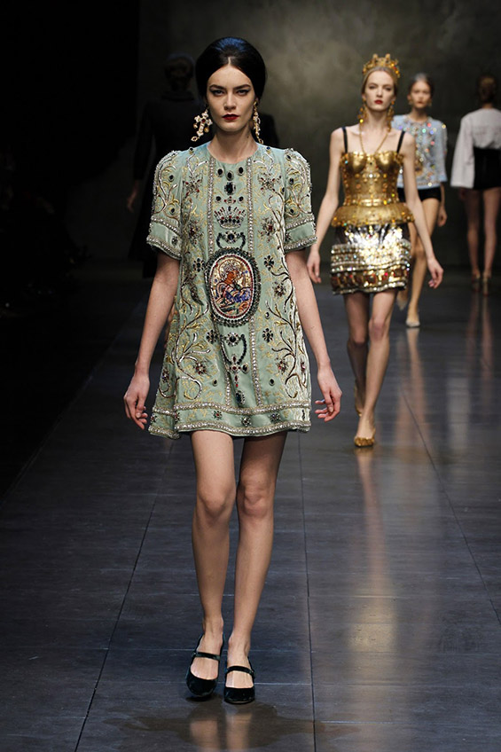 Долче и Габана, колекција есен/зима, 2013-14