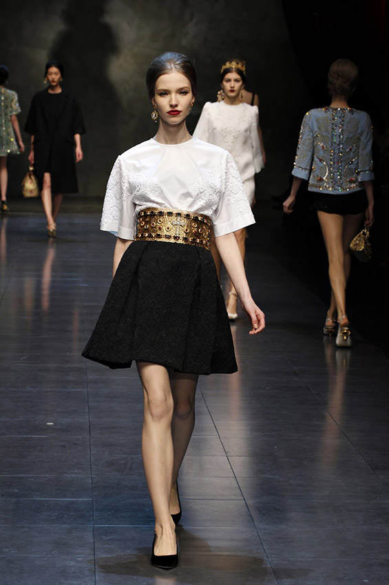 Долче и Габана, колекција есен/зима, 2013-14