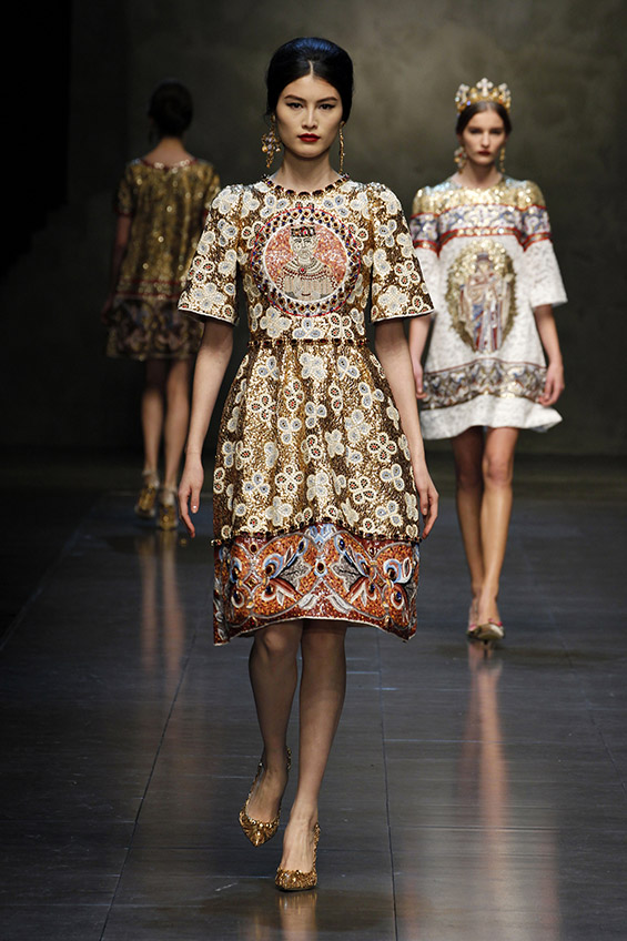 Долче и Габана, колекција есен/зима, 2013-14