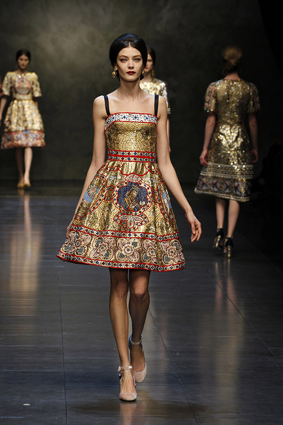 Долче и Габана, колекција есен/зима, 2013-14