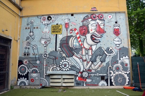 Фантастичните графити на еден италијански артист 