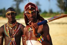 Крикет воините од племето Масаи