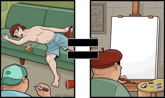 Како ти изгледаат работите кога си пијан?