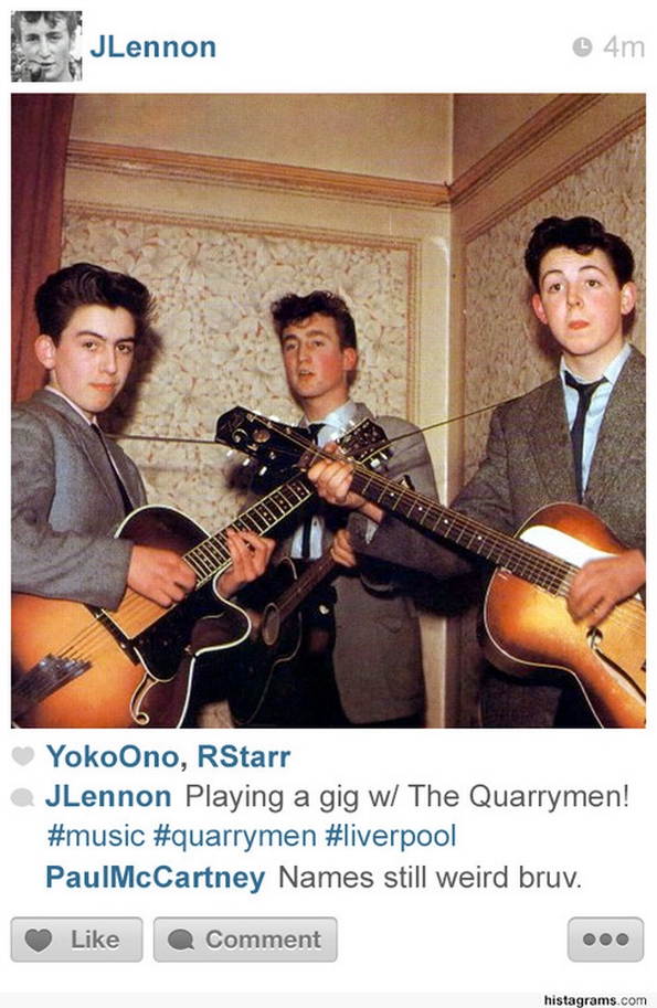 Доколку познатите историски личности користеле Инстаграм...