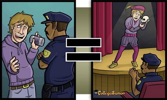 Како ти изгледаат работите кога си пијан?