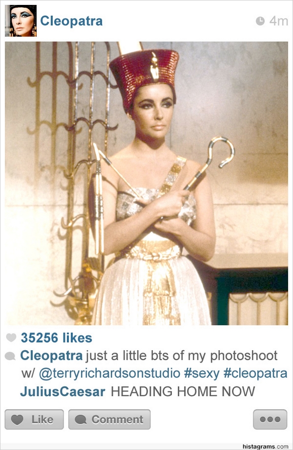 Доколку познатите историски личности користеле Инстаграм...