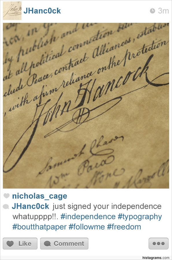 Доколку познатите историски личности користеле Инстаграм...