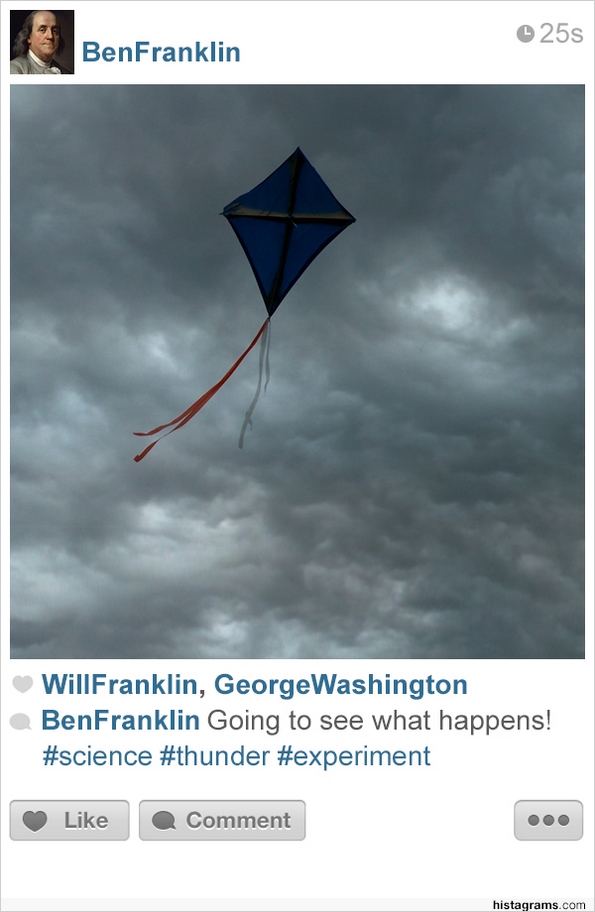 Доколку познатите историски личности користеле Инстаграм...