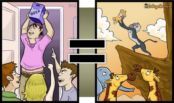 Како ти изгледаат работите кога си пијан?