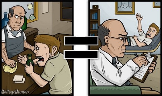 Како ти изгледаат работите кога си пијан?