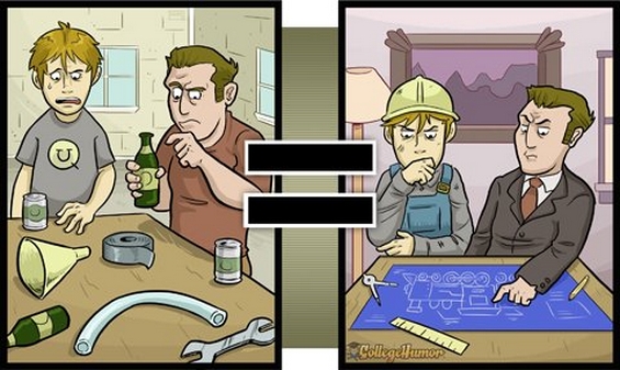 Како ти изгледаат работите кога си пијан?