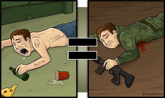 Како ти изгледаат работите кога си пијан?