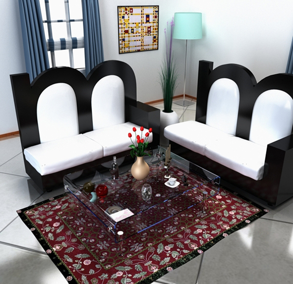 Убави букви трансформирани во уникатен и елегантен мебел за домот