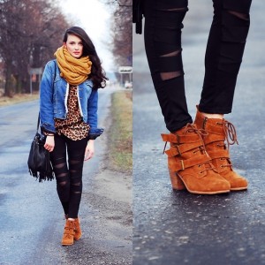 Есенски комбинации со хеланки и чизмички