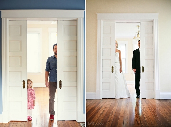 Татко и ќеркичка ги рекреираат свадбените фотографии со починатата сопруга
