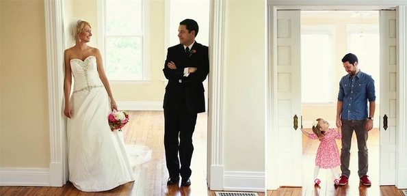 Татко и ќеркичка ги рекреираат свадбените фотографии со починатата сопруга