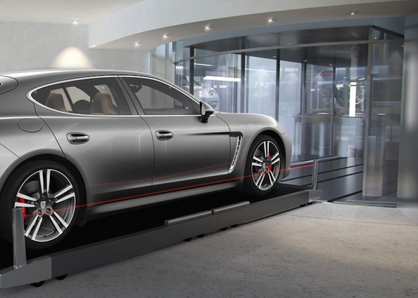 Зграда во која со автомобил можете да си влезете дома 