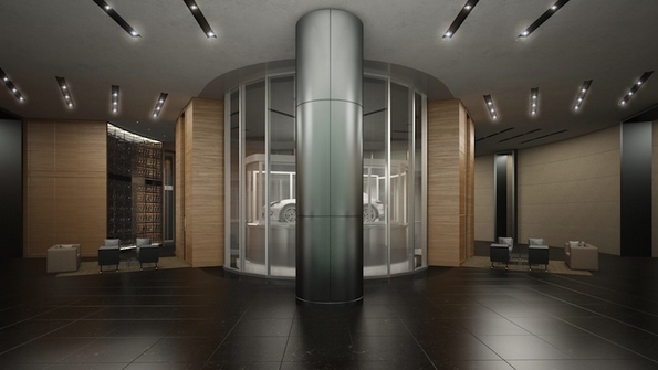 Зграда во која со автомобил можете да си влезете дома 