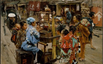 Импресивни цртежи кои покажуваат како изгледал животот на улиците во Токио при крајот на 19-ти век