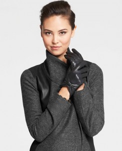 Кожни ракавици со машнички за елегантен и шик изглед