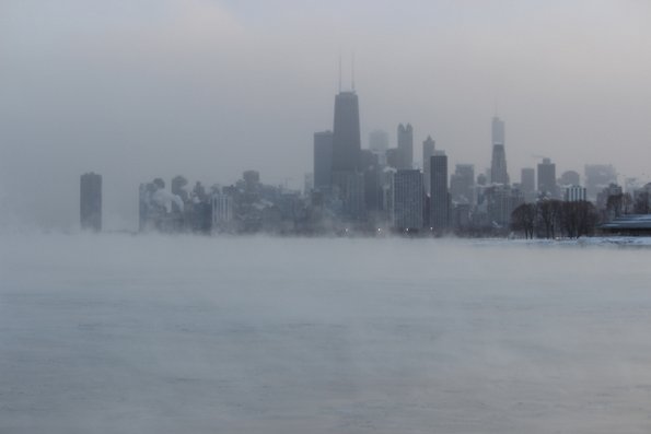 Погледнете како изгледа Чикаго под мраз