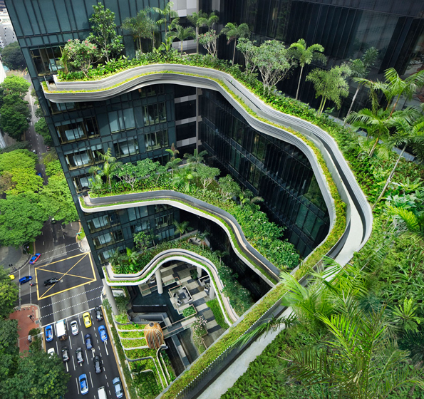 Хотел во Сингапур со неверојатна небесна градина