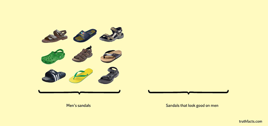 Машки сандали vs. сандали кои изгледаат добро на мажи