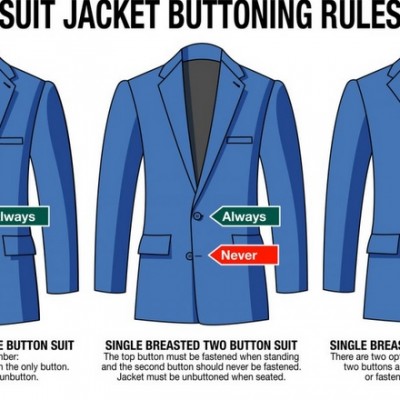 Правила за носење сако