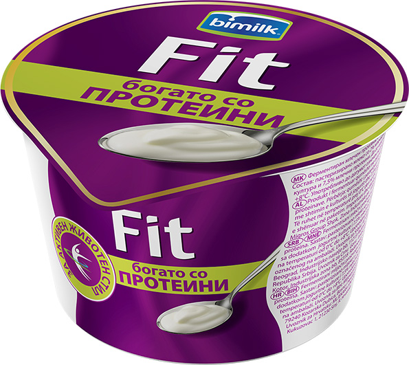 Bidete fit so noviot jogurt na BiMilk-kafepauza.mk